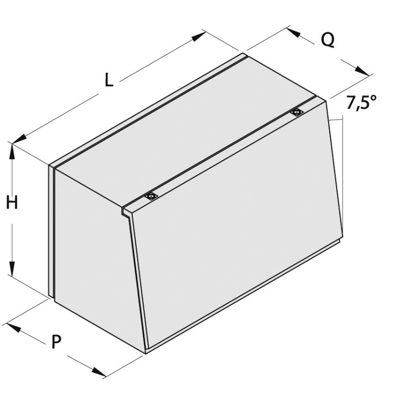 Górny element do konsol modułowych LCA165