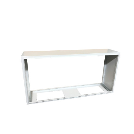 Monoblock horizontal two-door wardrobe (stainless steel) AFO101804X
