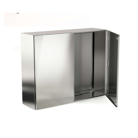 Wall-mounted cabinet with double doors (stainless steel) STB608030X