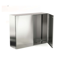 Wall-mounted cabinet with double doors (stainless steel) STB601640X
