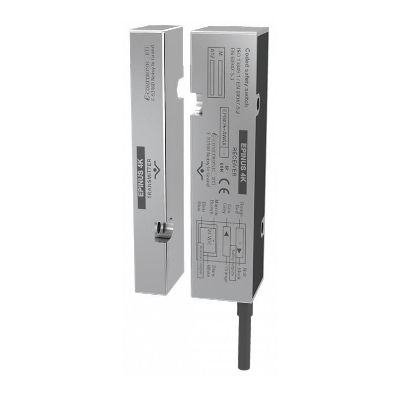 Comutator de siguranță fără contact cu blocare magnetică - Epinus Comutator de siguranță fără contact cu blocare magnetică - Epinus