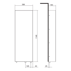 Wymiennik ciepła powietrze-woda, BLU BLU35BXUB