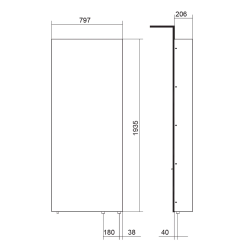 Wymiennik ciepła powietrze-woda, BLU BLUB5BX0B