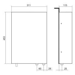 Wymiennik ciepła powietrze-woda, BLU BLU10BX0B