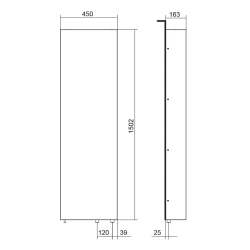 Wymiennik ciepła powietrze-woda, BLU BLU60BX0B