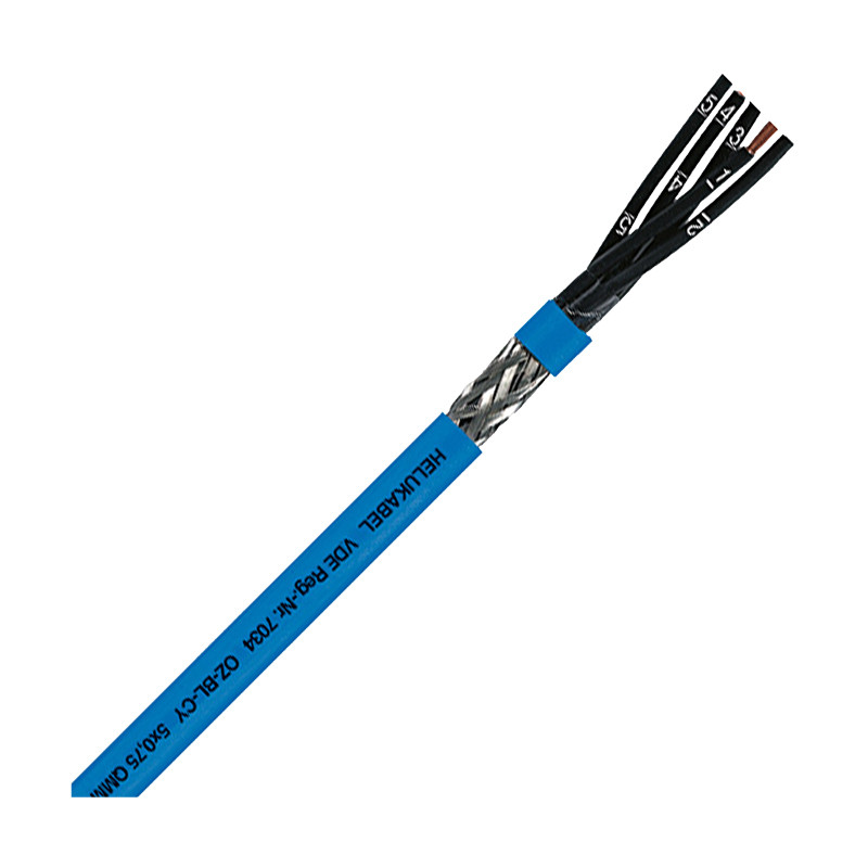 Intrinsically safe control cable OZ-BL-CY flexible