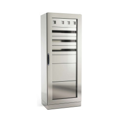 Wardrobe with transparent doors (stainless steel) OKV2286X Wardrobe with transparent doors (stainless steel) OKV2286X
