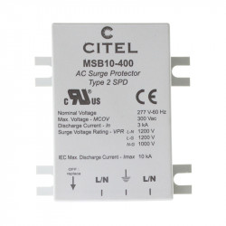 3 (d) MSB6 y MSB10 Arrestadores de sobretensiones para protección LED en edificios