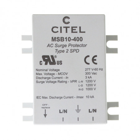 LED védelmű épületi 3-as típusú (D) MSB6 és MSB10