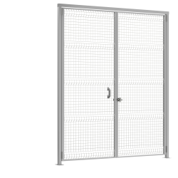 INOX KRT bramy dwuskrzydłowe
