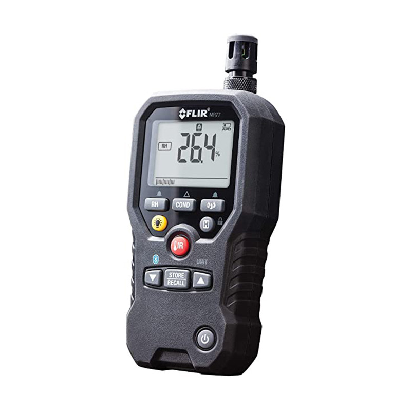 FLIR MR77 - Ein ortreicher Luftfeuchtigkeitspsychomometer mit einem Infrarot-Thermometer und