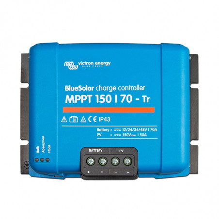 Nakládací regulátory Modré Solar MPPT 150