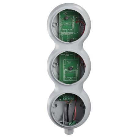 TLINE 3 HT 120/240V AC GY - Gehäuse für industrielle Signalzeichen - 69783 | DACPOL Polen