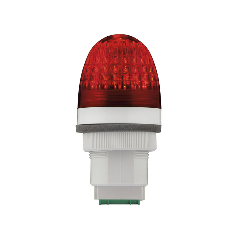 P40 S RED V12/24DAC GY - Сигнальний пристрій на панелі керування - 91133 | DACPOL Польща