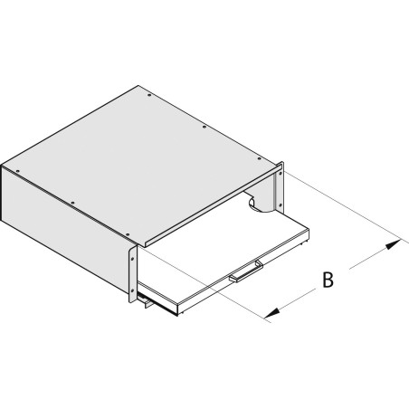 CTSK800 Hermetic keyboard compartment