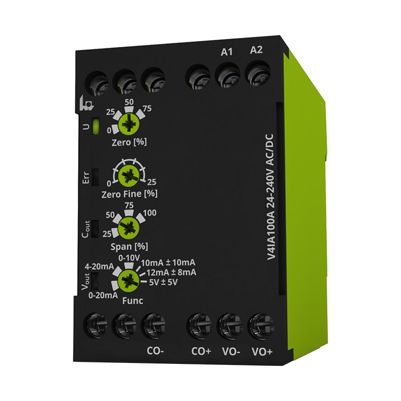 Konfigurálható áramátalakító 100A AC/DC V4IA100A 24-240V AC/DC