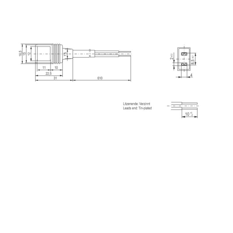 LZ140 - Kabel ventilátoru | DACPOL Polsko
