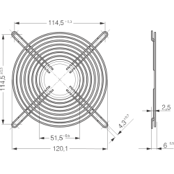 LZ35 - Capac ventilator -...
