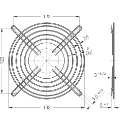 LZ25 - Capac ventilator -...