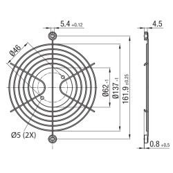 LZ24 - Capac ventilator - Ø...