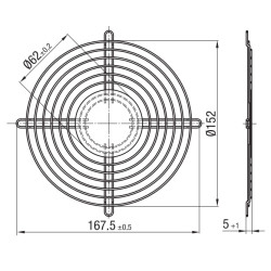LZ26 - Capac ventilator - Ø...