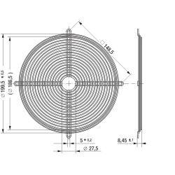 LZ22 - Capot de ventilateur...