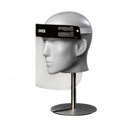 Protective face shield for single use