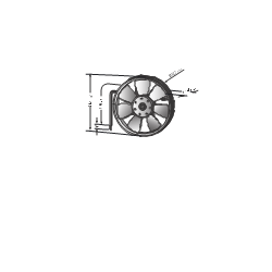 4412 FGL-573 DC Axial Fan...