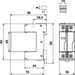 FLP-EV12,5-VBH/1S+1 - Ogranicznik przepięć