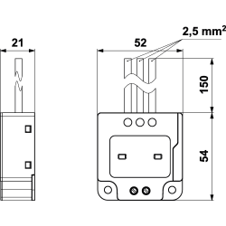 SP-T2+T3-320/Y-CCT-LED - Ogranicznik przepięć