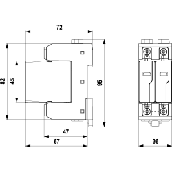 FLP-PV275 V/U - Ogranicznik przepięć