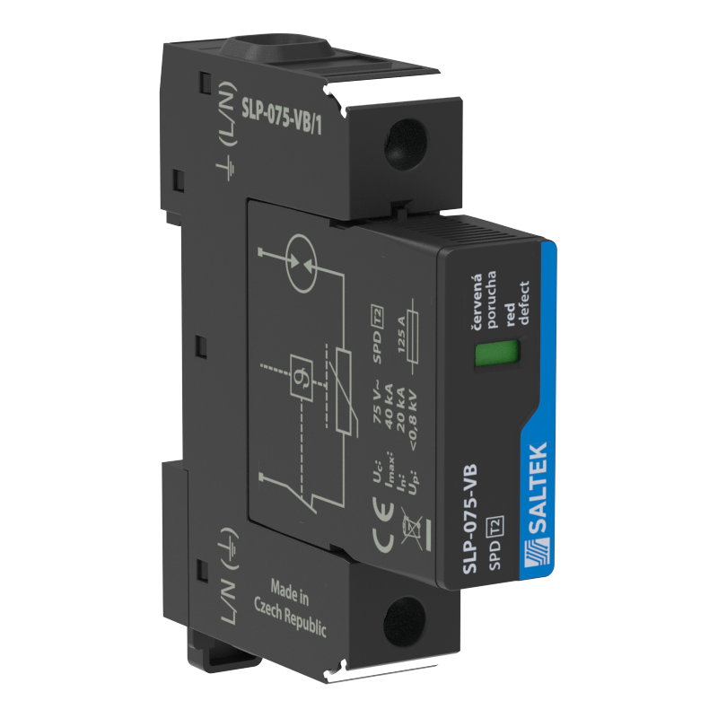 SLP-075-VB/1 - Ограничитель перенапряжений (SPD) | DACPOL Польша