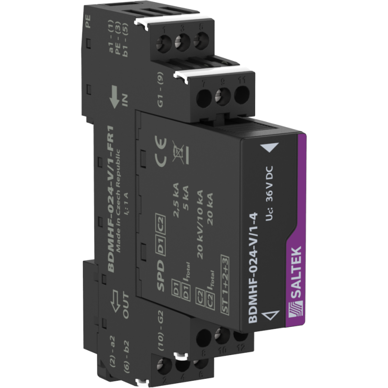 BDMHF-024-V/1-FR1 - Surge protector - SPD | DACPOL Poland