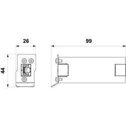 DL-10G-60V-POE-M - Surge protector - SPD | DACPOL Poland