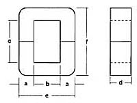 CORES FOR HIGH POWER TRANSFORMERS AND CHOKES