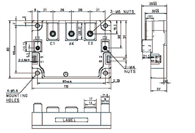 MULTILEVEL IGBT MODULES - Casing TL4