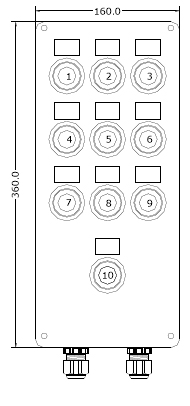 PANELE STEROWNICZE EX Z TWORZYWA - A21-E1-03609