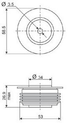 DIODY PROSTOWNICZE - IR - obudowa DO-200AB (B-Puk)