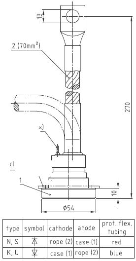 Obudowy diod firmy EUPEC DFL54