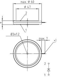 Obudowy diod firmy EUPEC D60.8