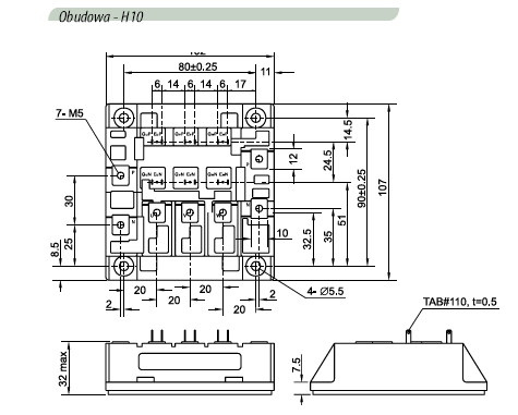 3 GENERACJA MODUŁÓW IGBT - SERIA H obudowa h9