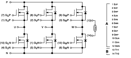 MODUŁY MOSFET - MITSUBISHI