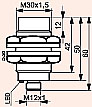 czujnik indukcyjny tidc (TIDC ,DC, 2 PRZEWODY) M30x1,5