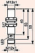 Dwuprzewodowe czujniki indukcyjne (TIDC ,DC, 2 PRZEWODY) M12x1