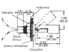 CZUJNIKI POZIOMU SERII LRN wymiary