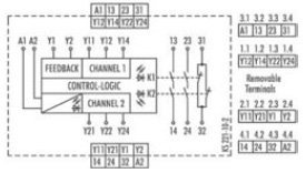 SNZ 4052K/K-A schemat połączeń