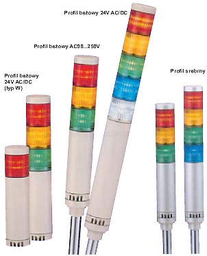 LCE -WIEŻE SYGNALIZACYJNE Ø 40mm