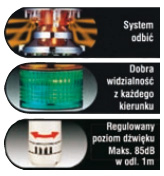 LCE -WIEŻE SYGNALIZACYJNE Ø 40mm 