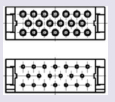 Złącza przemysłowe wielopolowe modułowe - 20-pól