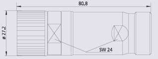 OKRĄGŁE ZŁĄCZA MOCY  06BFR/ 08BFR